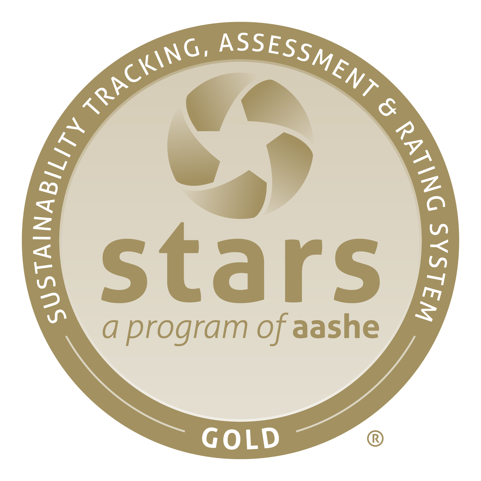 AASHE STARS gold logo