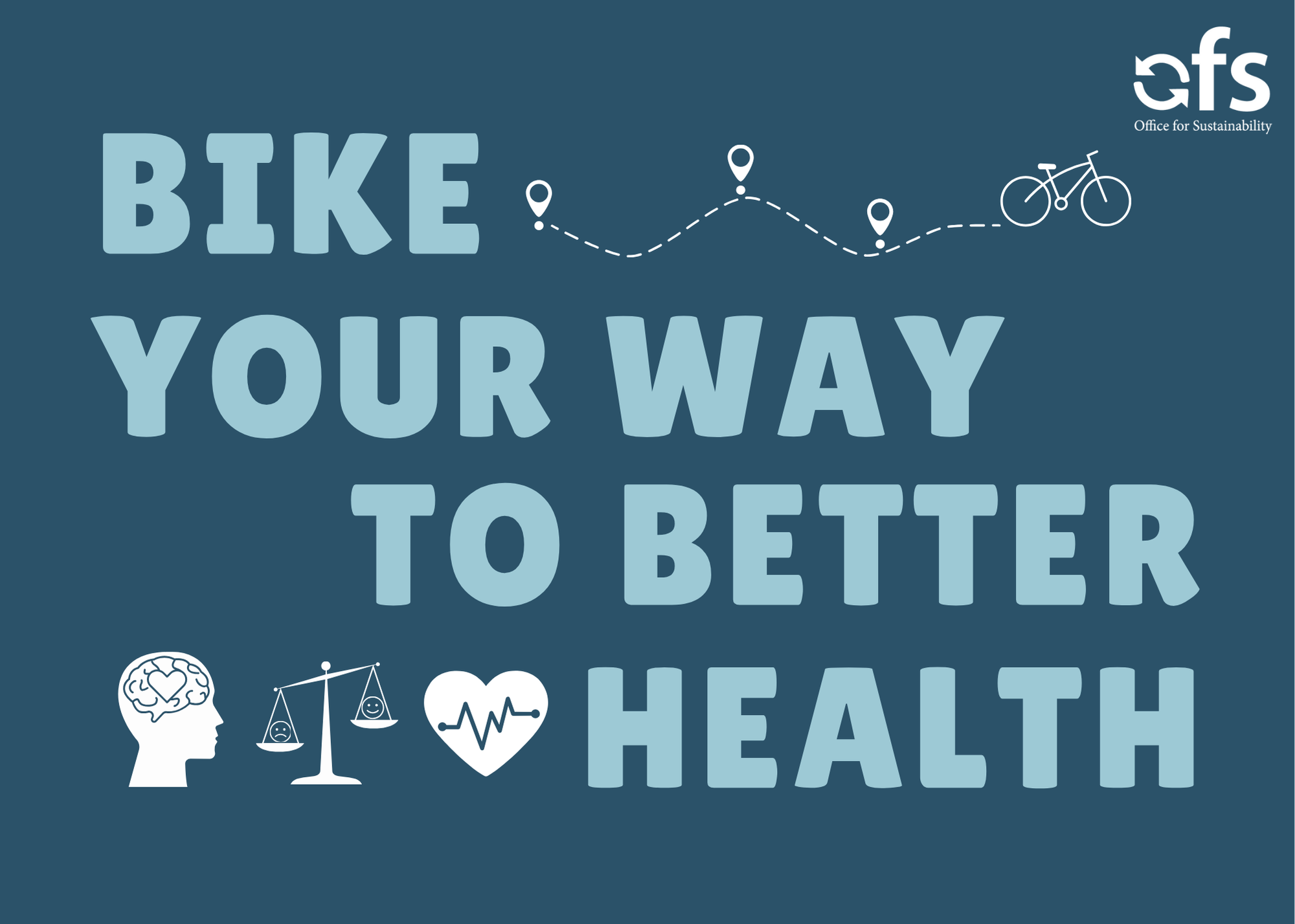 bike your way to better health graphic